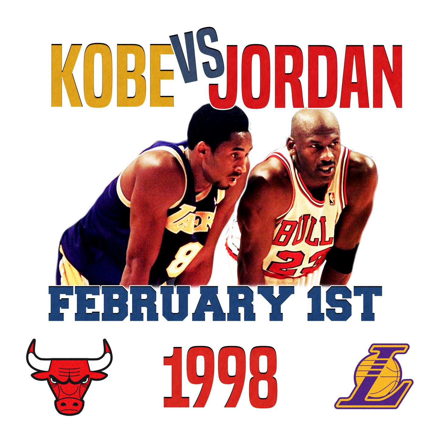 Kobe x MJ '98 T Shirt - RareRetros